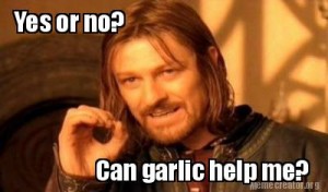 can garlic help me