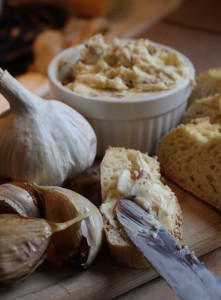 Quebec garlic confit butter